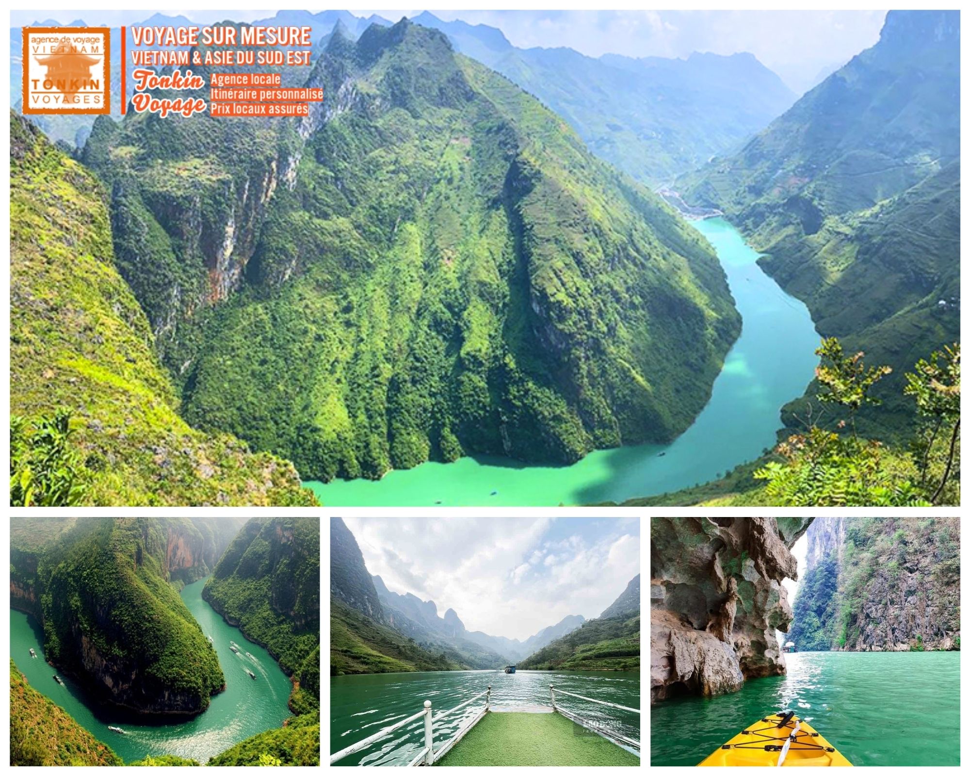 Voyage au fil des fleuves du Vietnam Rivi&egrave;re Nho Que R&eacute;gion Nord Vietnam Ha Giang